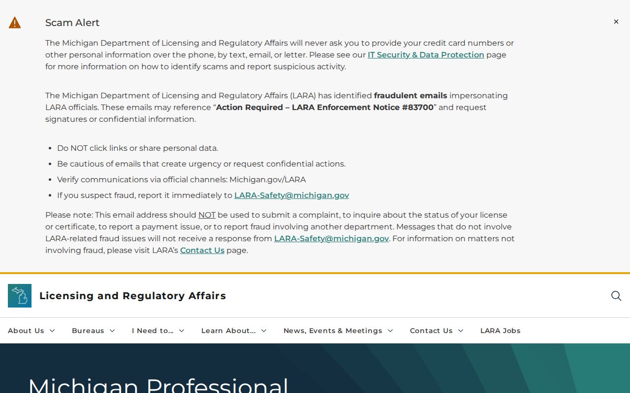 Troy residents directory Michigan MiPLUS professional-license verification portal